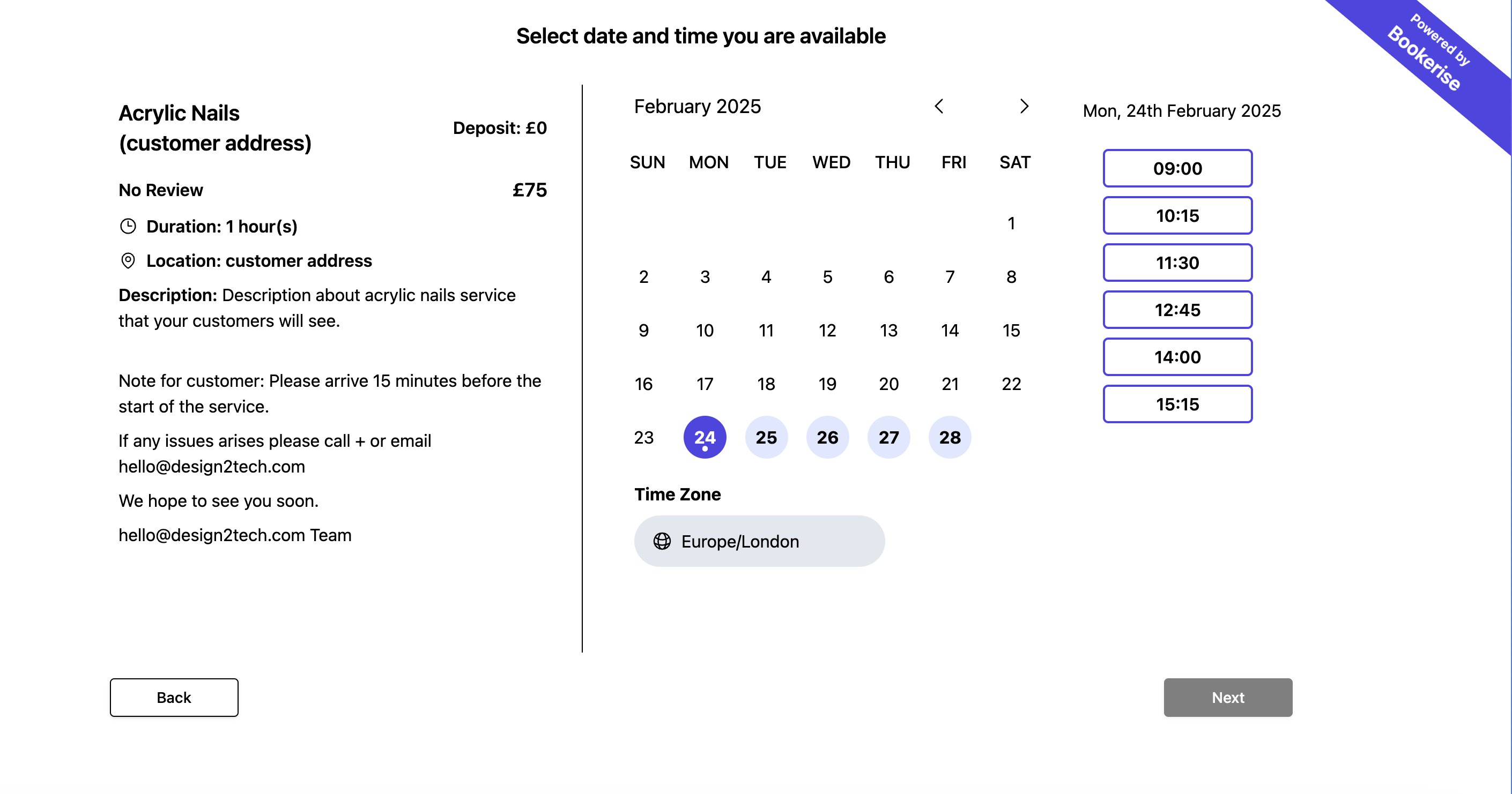 Feature box